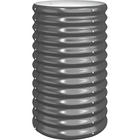 Maison Exclusive - Vaso Giardino Acciaio Zincato 40x40x68 cm Antracite
