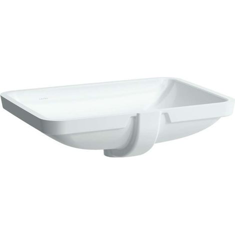 Laufen Pro A - Lavabo 49x36 cm, sin orificio para grifo, blanco H8119600001091 (1/2)