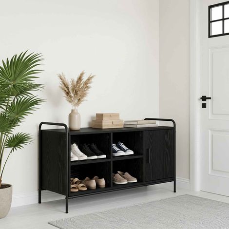 vidaXL Armario Zapatero 100 x 39,5 x 55,5 cm Madera de ingeniería (1/5)