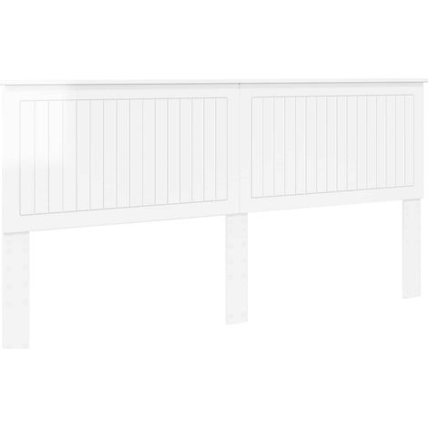 Maison Exclusive - Cabecero con cabecera Brillante 200 cm Madera (1/5)