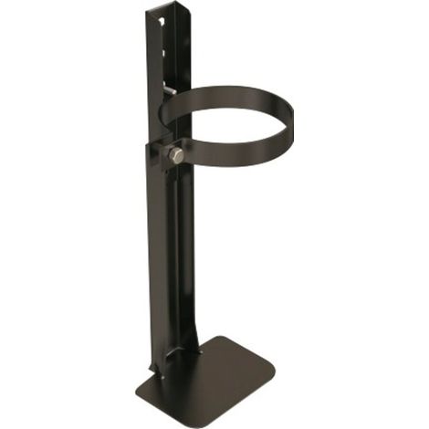 TEN – Support au sol réglable 180-440 mm – Collier pour fumisterie – Diamètre conduit 80/125 mm – Pour chantiers humides