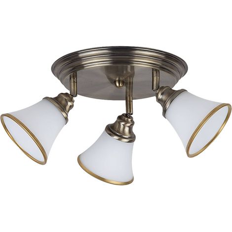 riflettori bronzo Grando vetro metallico / bianco Ø50cm H: 24cm (1/4)