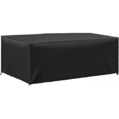 1 telo di copertura per tavolo da giardino, 123 x 61 x 72 cm, in telone Oxford 420D resistente alle intemperie e agli strappi, per mobili da giardino.