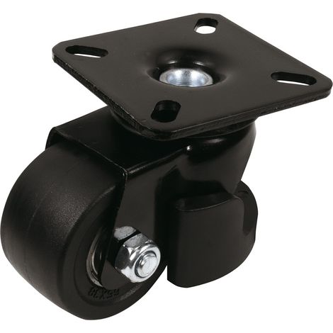 Dörner + Helmer Schwerlastrolle mit Hebefunktion - Polyamidrad mit Platte ø 65mm 300kg (1/4)