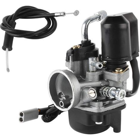 Carburatore, carburatore di ricambio con foro da 17,5 mm per la maggior parte degli scooter Piaggio/Gilera/Aprilia da 50 cc (1/5)