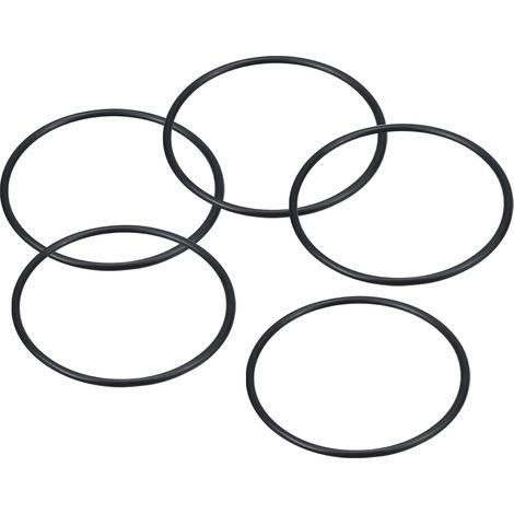 Joint Torique en Caoutchouc Nitrile 61mm OD 56mm ID 2,65mm Largeur, 10 Joints Etanchéité Métriques pour Robinet Plomberie Réparation Automobile, Noir (1/5)