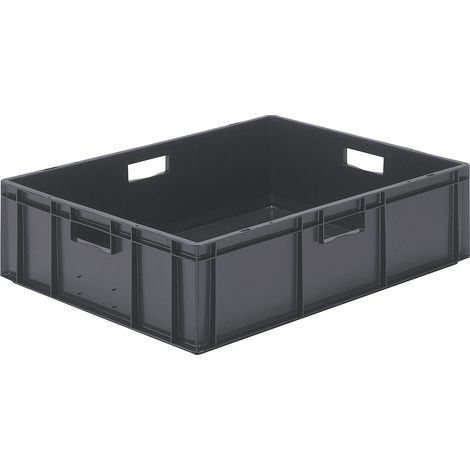 Caisse de transport 800x600x210 mm gris