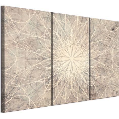 Quadro su tela italiana 90 x 60 cm trittico - stile boho - sfondi e motivi Quadro su tela italiana 120 x 80 cm trittico - stile boho - sfondi e motivi (1/5)