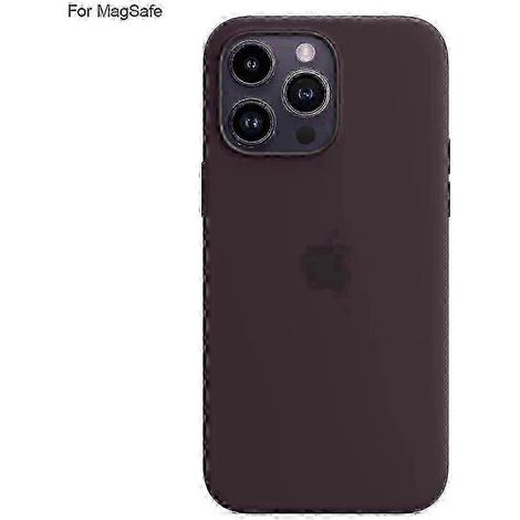 Stoßfeste Schutzhülle aus flüssigem Silikon, kompatibel mit MagSafe und iPhone 15 Pro, bietet verbesserten Halt und erhöhten Schutz vor Stürzen.