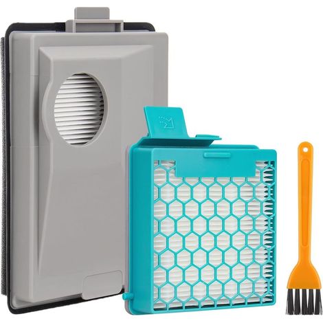 HEPA-Filter – Hygienefilter – Kompatibel mit Miele Boost CX1 – Feinstaubfilterung – Für Allergiker, Katzen und Hunde, Parkettboden – Weiß – 15 x 10 x 5 cm (1/5)