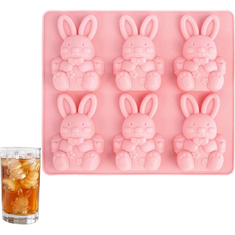Mini 3D Silicone Ice Cube Mold in the Shape of a Cow, 14.5x12.5cm (1/5)