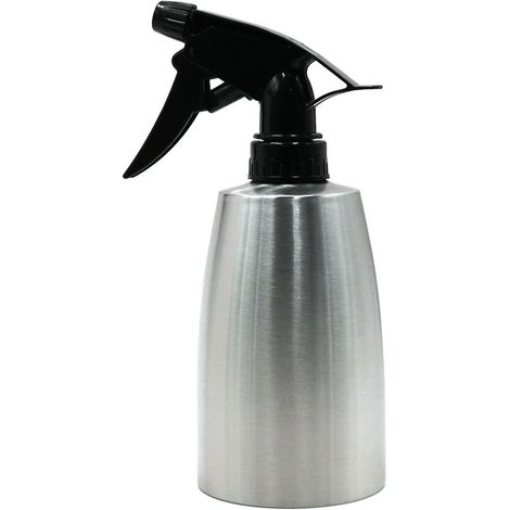 400 ml d'huile de pulvérisateur bouteille ménage bouteille en acier inoxydable assaisonnement peut fournitures de cuisine vinaigre pulvérisateur distributeur (1/5)