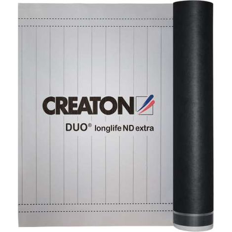 Creaton "Duo" longlife ND extra Unterdeckbahn mit 2 Klebestreifen 75m² Rolle 270g/m², 7759001000 (1/2)