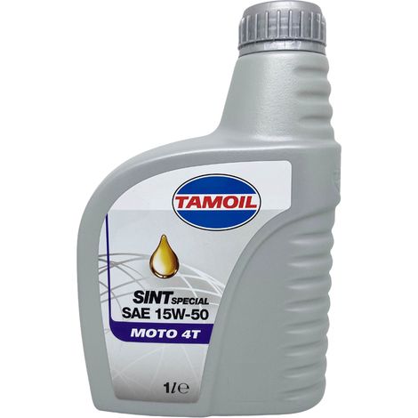 OLIO MOTORE PER MOTO 'TAMOIL SINT' 4T 15W50 - lt. 1- 12 blister - TAMOIL