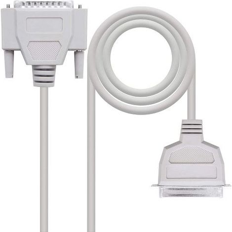 Cable paralelo de impresora DB25 macho - CN36 macho 3 M Beige (1/3)