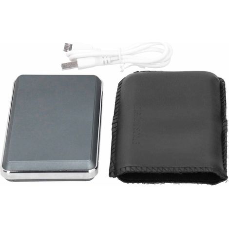 Balance électronique portable pour bijoux, pèse-carats numérique avec écran LCD rétroéclairé vert 0,01g/200g