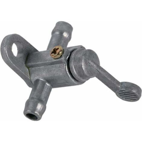 Robinet Réservoir à Carburant 5/16 '' Robinet Essence en Ligne ON/OFF Interrupteur d'Essence Robinet à Gaz 8mm 5/16 '' Universel en Aluminium (1/5)