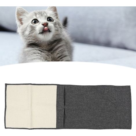 Tapis à griffer pour chat, housse de protection pour canapé en tissu et porte en bois, aiguiseur de griffoir pour chat, fournitures de base pour animaux de compagnie. (1/5)