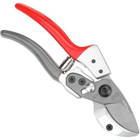 Sécateur pour gaucher, outil de jardinage professionnel, service à vie inclus, coupe puissante jusqu'à 30 mm, design ergonomique-AquaForge (1/5)