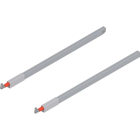 Blum TANDEMBOX Rail longitudinal (haut), pour tiroir frontal, NL 550 mm, gauche/droite, pour TANDEMBOX intivo/antaro, pour TANDEMBOX antaro, R9006 aluminium blanc (1/2)