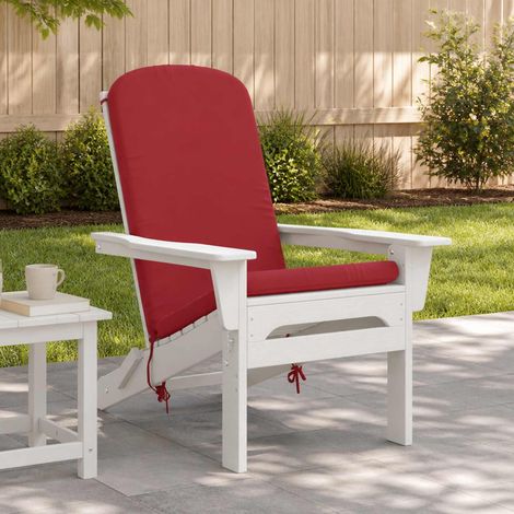 vidaXL Cojín para tumbona de sol GEMERT 100% Poliéster Rojo vino (1/5)