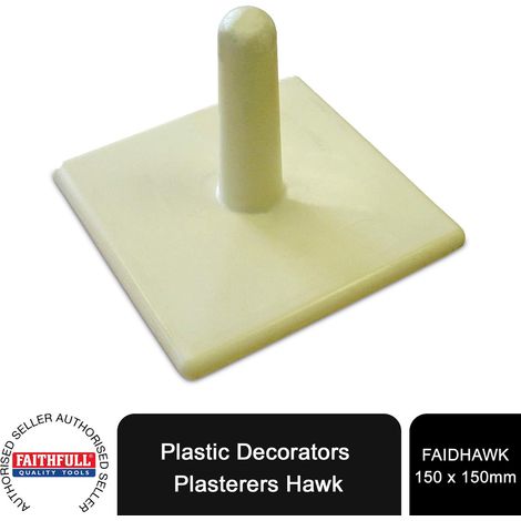 Faithfull Plastic Decorator Hawk 150 x 150mm (6 x 6in) FAIDHAWK (1/4)