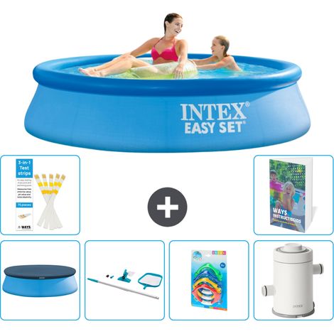 Intex Piscine Easy Set Ronde - 244x61 cm - 7-pièces S151 (1/5)