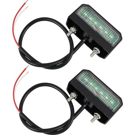 Illuminazione LED per Targa Rimorchio 12V 24V Luce Bianco Freddo 6000K Impermeabile PC Luci Laterali Auto (1/5)