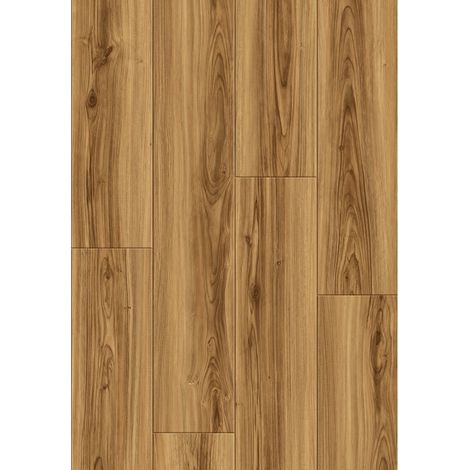 Mexen Austin échantillon de panneaux vinyles 1240 x 182 mm SPC 6,5 mm, sous-couche IXPE 1,5 mm, 4 V-Joint, Érable - F1061-S (1/2)