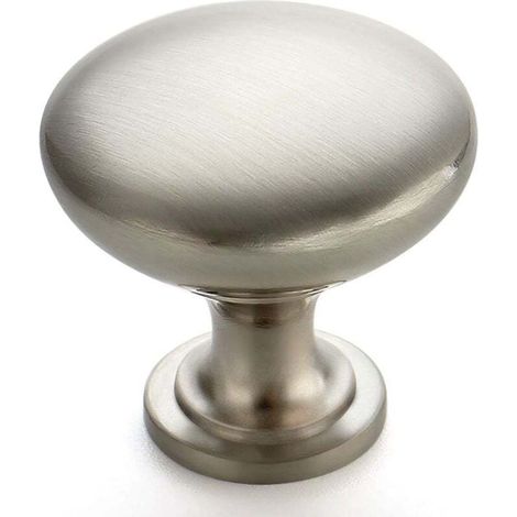 Set di 5 maniglie per mobili a foro singolo, adatte per cucine, bagni, armadi, cassettiere e credenze, 28,6 mm x 28,6 mm x 23,6 mm - Crezuo (1/4)