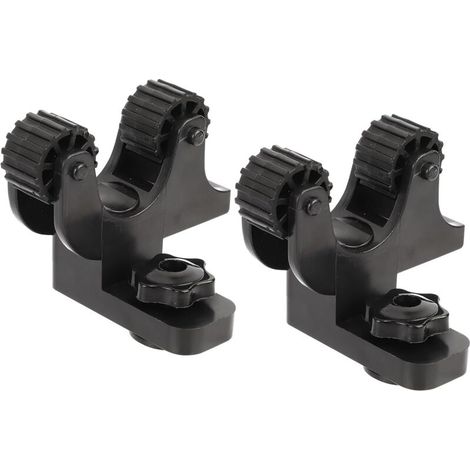 Bardusch-Lot de 2 supports de pagaie de kayak, accessoires de montage noir, support de rame, pagaie à maintien rapide (1/5)