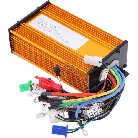 Contrôleur Moteur Brushless 12 Tubes 3 Modes Alliage Aluminium pour Scooter Électrique 50V-72V (1/5)