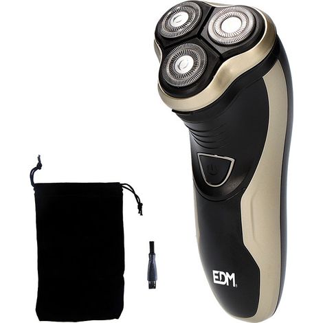 Rasoir Électrique homme Sans Fil 7x6x15,5cm Edm (1/3)