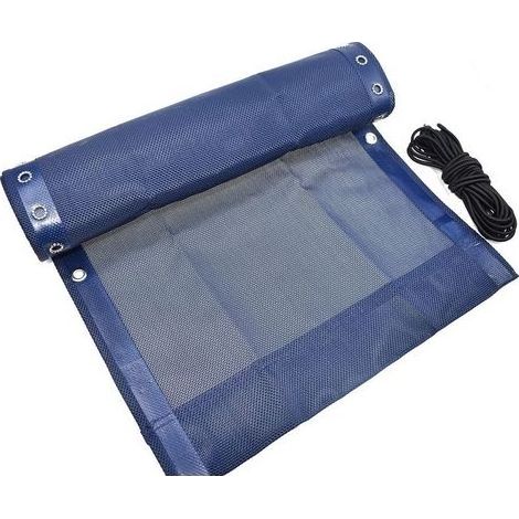 Replacement cover 160 x 43 cm + replacement cords for Zero-Gravity chair/sun lounger/garden chair – repair kit – blue (1/4)
