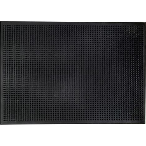Fußmatte Gummilounge 45 x 75 cm schwarz