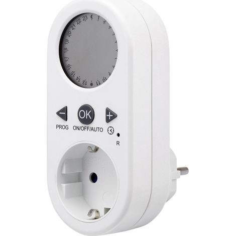 Renkforce EMT2500ET Steckdosen-Zeitschaltuhr digital Tagesprogramm 1800 W (1/2)