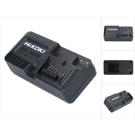 Hikoki – Chargeur pour électroportatif 14,4-18V – Recharge rapide 2A – Compatible batteries Li-ion – UC18YKSLW0Z