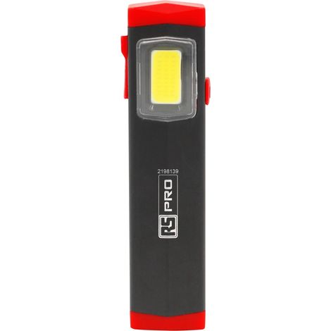 Rs Pro – Lampe de poche LED rechargeable 400 lm – Piles Li-polymère – Compacte pour camping et urgences – Luminosité élevée