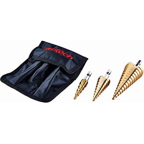 Amtech F0790 Set per Piastre Passate in Acciaio ad Alta Velocità, Multicolore, Large