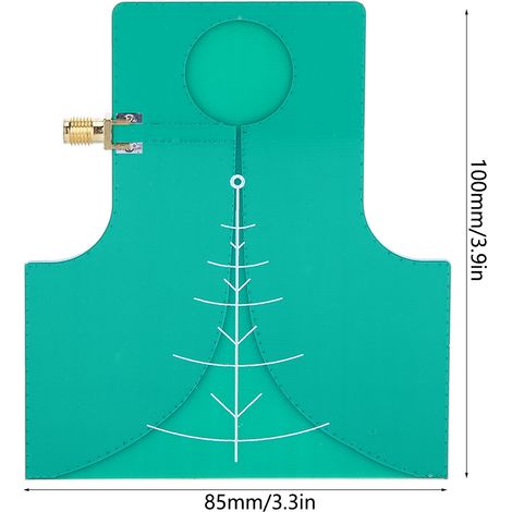 Richtantenne mit hoher Verstärkung im UWB-Bereich und breitem Frequenzband (TEM), 1,4 bis 10,5 GHz, 2,4-GHz-Sender (1/5)