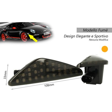 Kit Freccia Laterale a Led Side Marker Dinamica Lente Fume BMW E70 X5 E71 X6 F25 X3 OEM 63-13-7-171-008 (1/3)