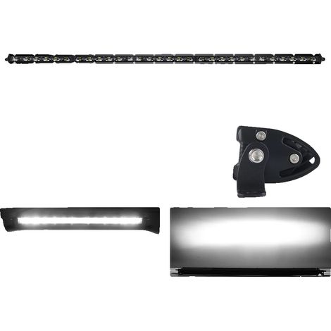 Barra de luz, haz combinado, construcción impermeable, 32 pulgadas, 1 fila (1/2)
