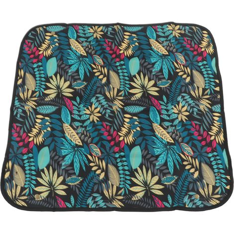 Tapis de rempotage pliable en tissu Oxford pour fleurs, bonsaïs et plantes succulentes, idéal pour l'entretien des plantes d'intérieur et d'extérieur (vert). (1/5)
