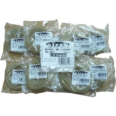 FPLUS cuerda estopa cañamo bolsa 10 undx10 gr ca01 nuevo ca27