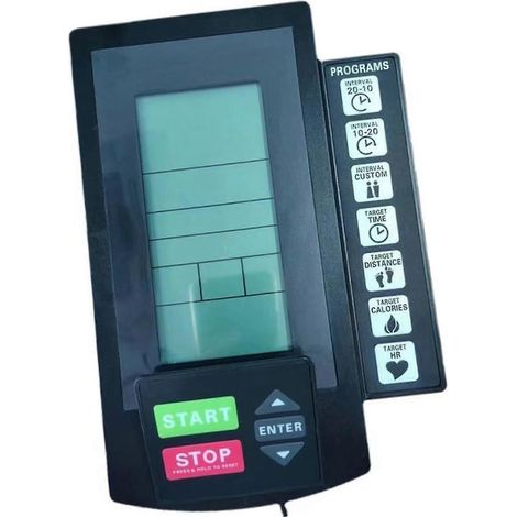 Moniteur LCD, compteur de vitesse pour vélo d'appartement, affichage de la vitesse pour cyclisme en intérieur, compatible avec les séances d'entraînement. (1/5)