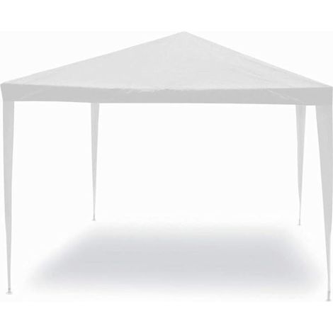 Garden – Gazebo Easy blanc 3x2 m – Structure acier tubulaire – Couverture PE 110 g/m² – Pour espaces extérieurs