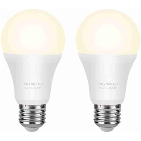 TONYSA Ampoule LED, ampoules extérieures rondes à économie d'énergie, lumière néon chaude 9 watts pour la cour et la maison (1/5)