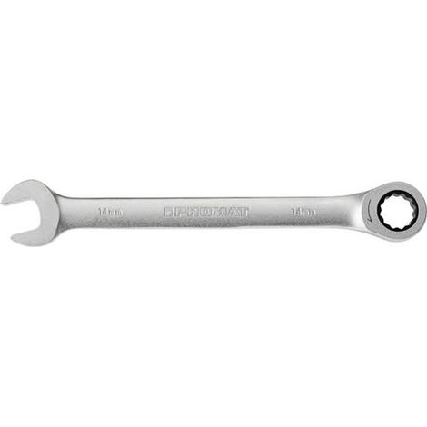 Knarrenringmaulschlüssel SW14mm m.Ringratsche PROMAT (1/4)