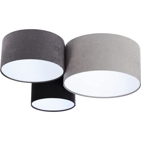 Plafonnier trio 080-01-051 - Gris, noir, blanc, gris (1/5)