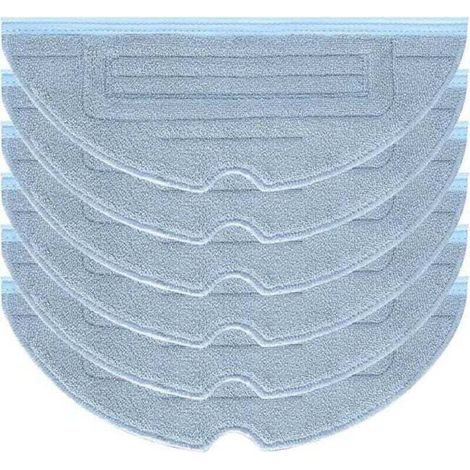 Enowelir 6-pack of mopping pads for Roborock S7 Pro Ultra, S7 MaxV Ultra, S7 Plus, S7 Max – spare parts and accessories for Roborock S7, T7s and T7s Plus robotic vacuum cleaners--DTEKGAZ